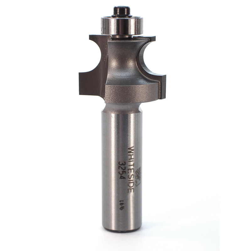 3254 Edge Beading Router Bit 3/8" BD x 1-1/16" OD x 3/4" CL x 2-1/2" OL 1/2" SH